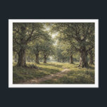 Oak forest. Postcard ポストカード<br><div class="desc">Oak forest on a sunny summer day.</div>