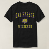 Oak Harbor High School Wildcats  Tシャツ (デザイン正面)
