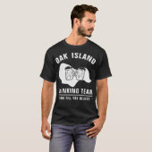 Oak Island Drinking Team Funny Templar Mystery Tシャツ (正面フル)