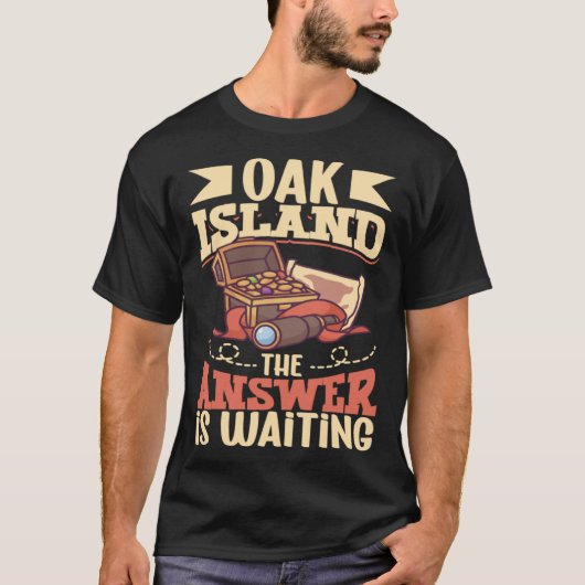 Oak Island Treasure Hunting Oak Island Mystery Tシャツ (正面)