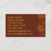 Oak Leaf Themed 名刺 (正面)