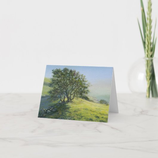"Oak on the Peak" Blank Greeting Card サンキューカード (正面)