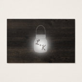 Oak Ridgeの素朴Webサイ結婚トRSVPカードの挿入 (裏面)