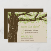 Oak Treeが日付カードを保存 セーブザデート (正面/裏面)