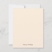 Oak Treeハート日付のカー結婚ドを保存 セーブザデート (裏面)