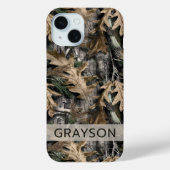 Oak Tree Camouflage Personalized Case-Mate iPhone iPhoneケース (裏面)