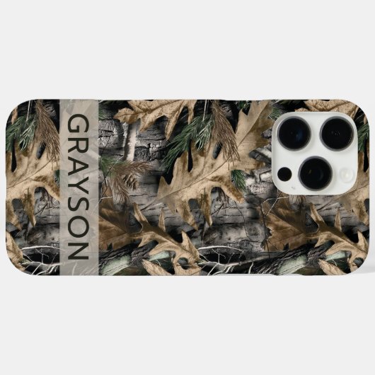 Oak Tree Camouflage Personalized Case-Mate iPhone iPhoneケース (裏面 (横))