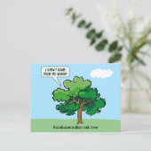 Oak Tree Cartoonを使ったポストカード ポストカード (スタンド正面)
