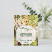 Oak Tree Chiの4x5 FLATサンキューカードシャンデリア サンキューカード (スタンド正面)