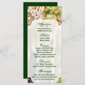 Oak Tree Crystal Yardで25枚のメニューカードシャンデリア メニュー (正面/裏面)