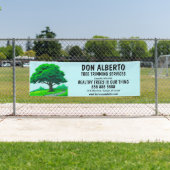 Oak Tree Logo | Custom Tree Trimming Service 横断幕 (インサイチュ)