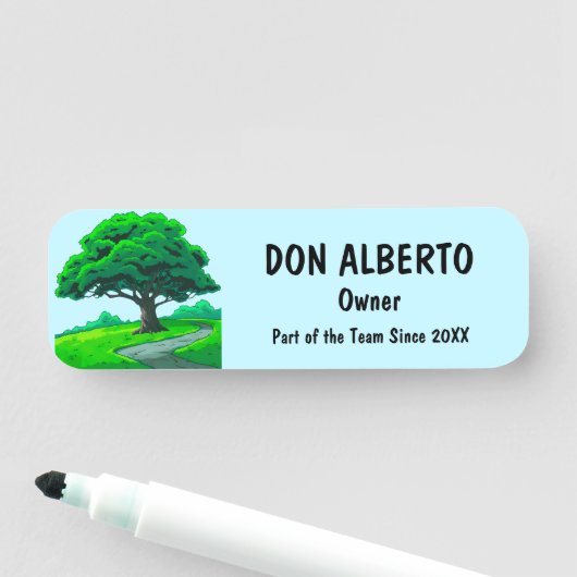 Oak Tree Logo | Custom Tree Trimming Services 名札 (インサイチュ)