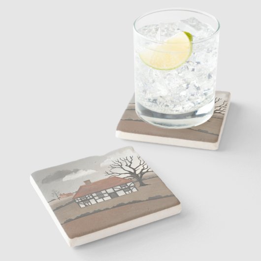 Oak Tree Manor ストーンコースター (横)