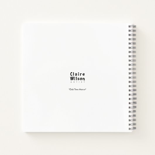 Oak Tree Manor ノートブック (裏面)