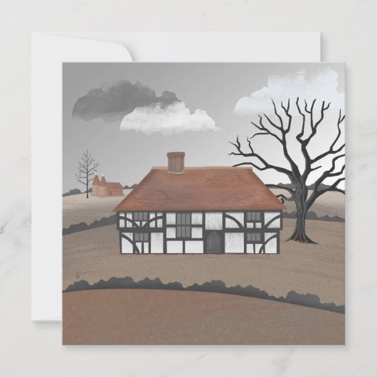 Oak Tree Manor Postcard カード (正面)