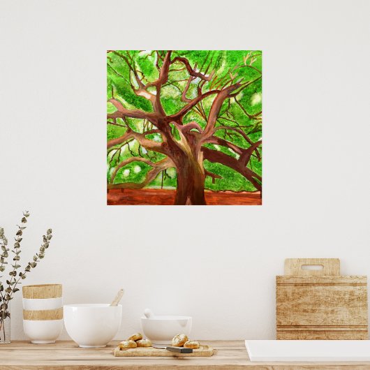 Oak Tree Poster ポスター (キッチン)