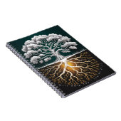 Oak Tree Strength Faith Journal - Rooted Design ノートブック (右側)