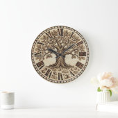 Oak Tree Wall Clock  ラージ壁時計 (ホーム)