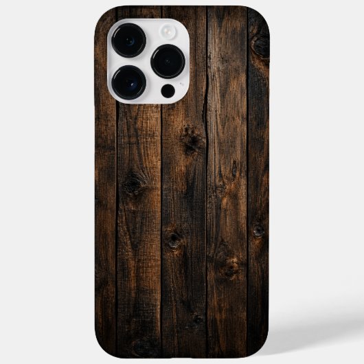 Oak Wood Grain Phone Case Case-Mate iPhoneケース (裏面)