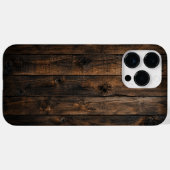 Oak Wood Grain Phone Case Case-Mate iPhoneケース (裏面 (横))