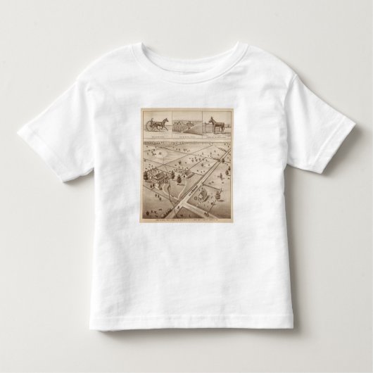 Oakdale牧場 トドラーTシャツ (正面)