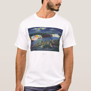 Oakesの庭の劇場の夜の眺め Tシャツ