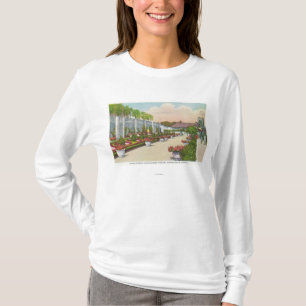 Oakesの庭の劇場は台地を下げます Tシャツ