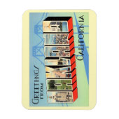 Oakland Californiaヴィンテージ マグネット (縦)