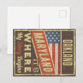 Oakland Maryland ポストカード (正面/裏面)