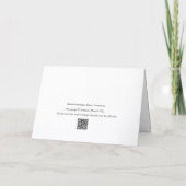 Oakleaf Hydrangea Blank Note Card サンキューカード (裏面)