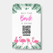 OAKLEY 買 the  Bride a Drink QRコードバッジ バッジ (表面)