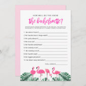 OAKLEY Flamingoホットピンクどのように良くゲームを知っている 招待状 (正面/裏面)