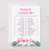 OAKLEY Hot Pink Flamingoおもしろいは彼女はむしろゲームだろう 招待状 (正面)