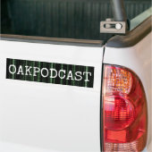 Oakpodcastのマトリックスのバンパーステッカー バンパーステッカー (トラック上)