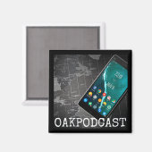 Oakpodcastマグネット マグネット (正面/裏面)