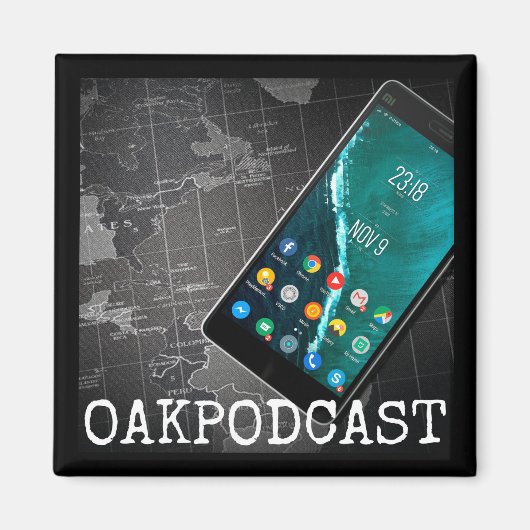 Oakpodcastマグネット マグネット (正面)