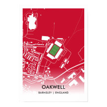 Oakwell Poster - Home of Barnsley Poster