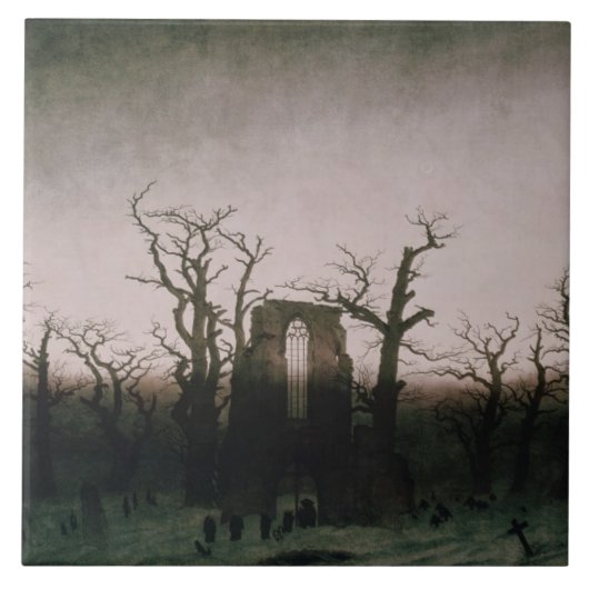 Oakwoodの大修道院、1810年 タイル (正面)