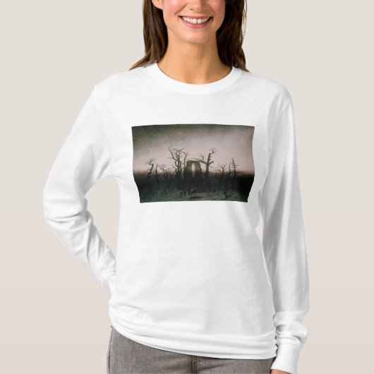 Oakwoodの大修道院、1810年 Tシャツ (正面)