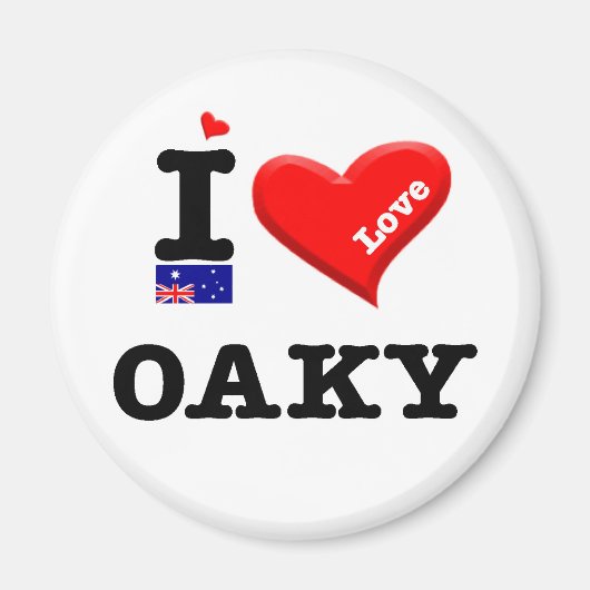 OAKY - I Love マグネット (正面)
