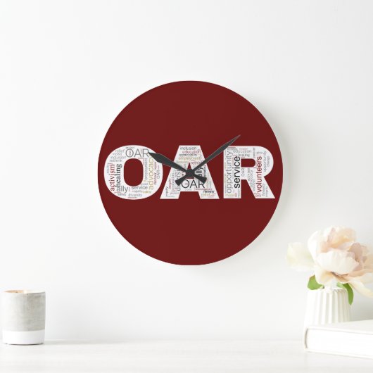 OAR壁時計 ラージ壁時計 (ホーム)