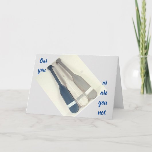 *OAR*お客様または*お客様が*誕生日を持っていない*場合 カード (正面)