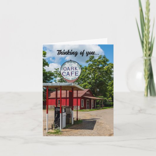 Oark Gas Pumps Card 考える'S Of You Card カード (正面)