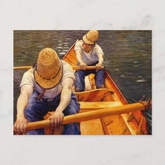 Oarsmen （船頭漕ぎ）,素晴らし art絵画's ポストカード (正面)