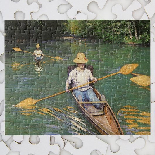Oarsmen by Gustave Caillebotte,ヴィンテージファインアート ジグソーパズル