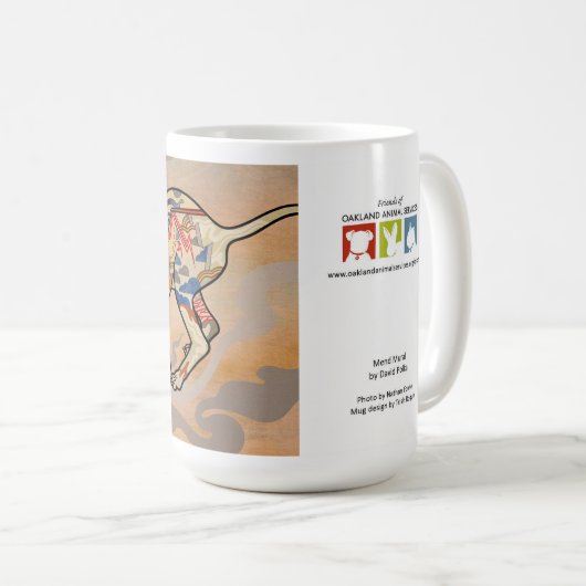 OASの壁のマグを"修理して下さいデイヴィッドのポルカによって" コーヒーマグカップ (正面右)