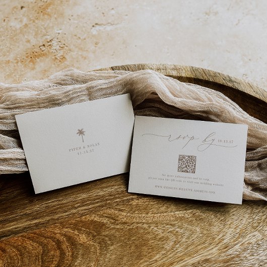 OASISミニマル結婚リストのQRコード 出欠カード