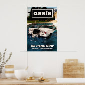 Oasis Be here now US Promo Poster Print 1 ポスター (キッチン)