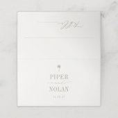 OASIS Beach Wedding  プレイスカード (外部開封)