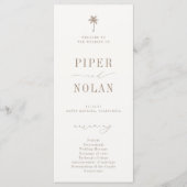 OASIS Beach Wedding プログラム (正面)